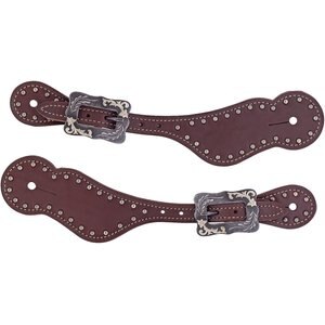 Weaver Leather Ladies' Oiled Harness Leather Spur Straps