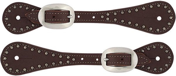Weaver Leather Youth Harness Leather Spur Straps, Oiled Canyon Rose slide 1 of 1