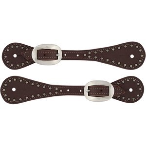Weaver Leather Youth Harness Leather Spur Straps, Oiled Canyon Rose