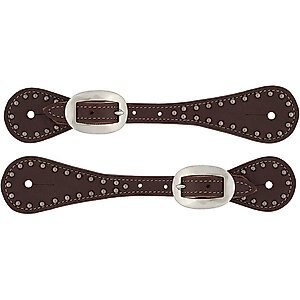 Weaver Leather Youth Harness Leather Spur Straps, Oiled Canyon Rose
