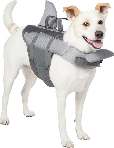 Frisco Shark Dog Life Jacket, Medium slide 1 of 10