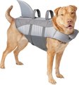 Frisco Shark Dog Life Jacket, Gray, Large
