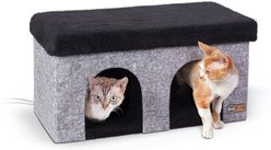 K&H Pet Products Thermo-Kitty Cat Duplex, Classy Gray