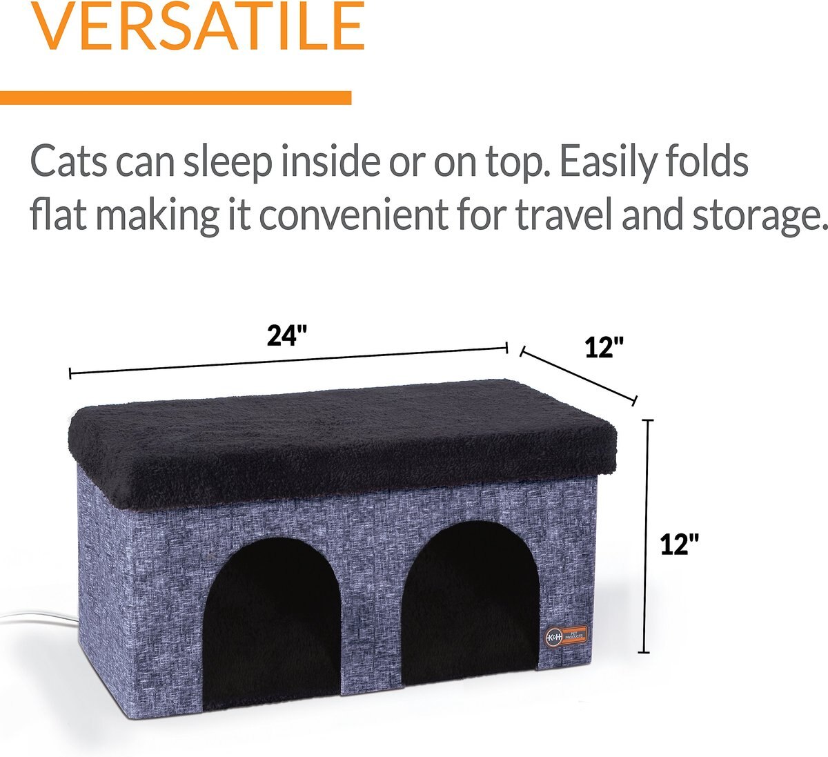 K&H Pet Products Thermo-Kitty Cat Duplex