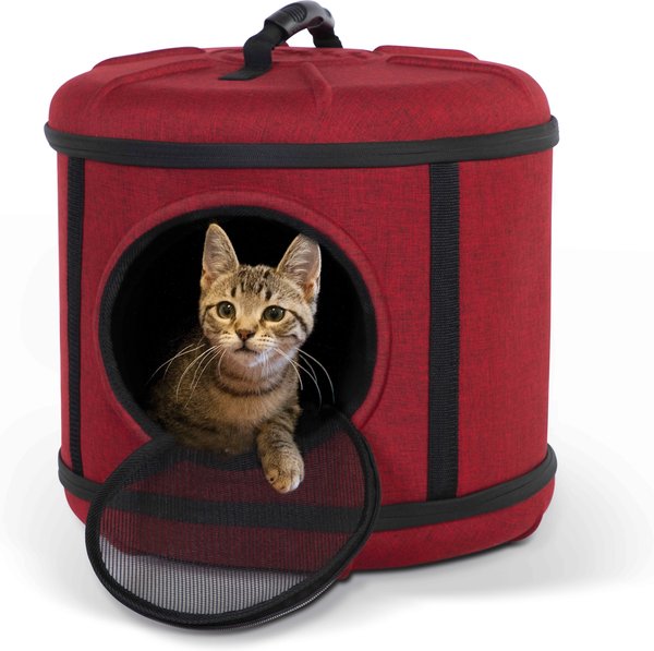 K&H Pet Products Mod Capsule Dog & Cat Carrier, Classy Red slide 1 of 10