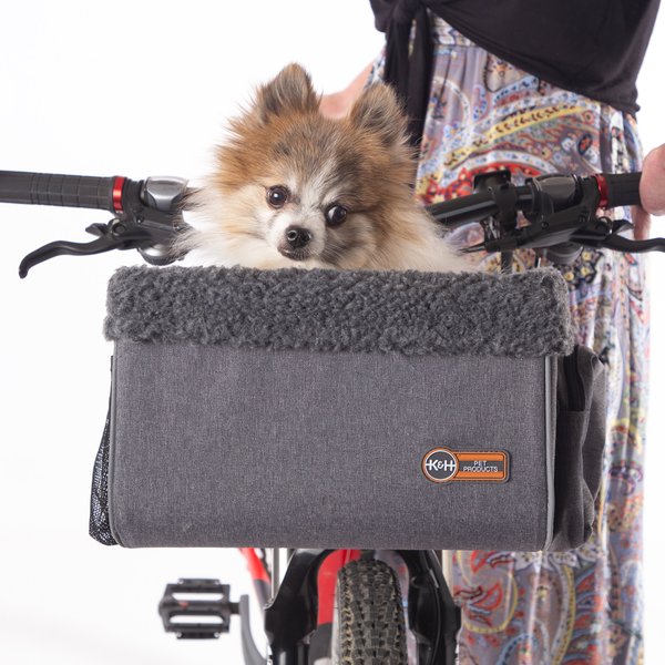 K&H Pet Products Travel Dog Bike Basket, Small slide 1 of 8