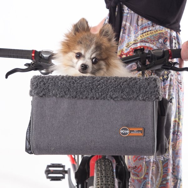 K&H PET PRODUCTS Travel Dog Bike Basket, Small