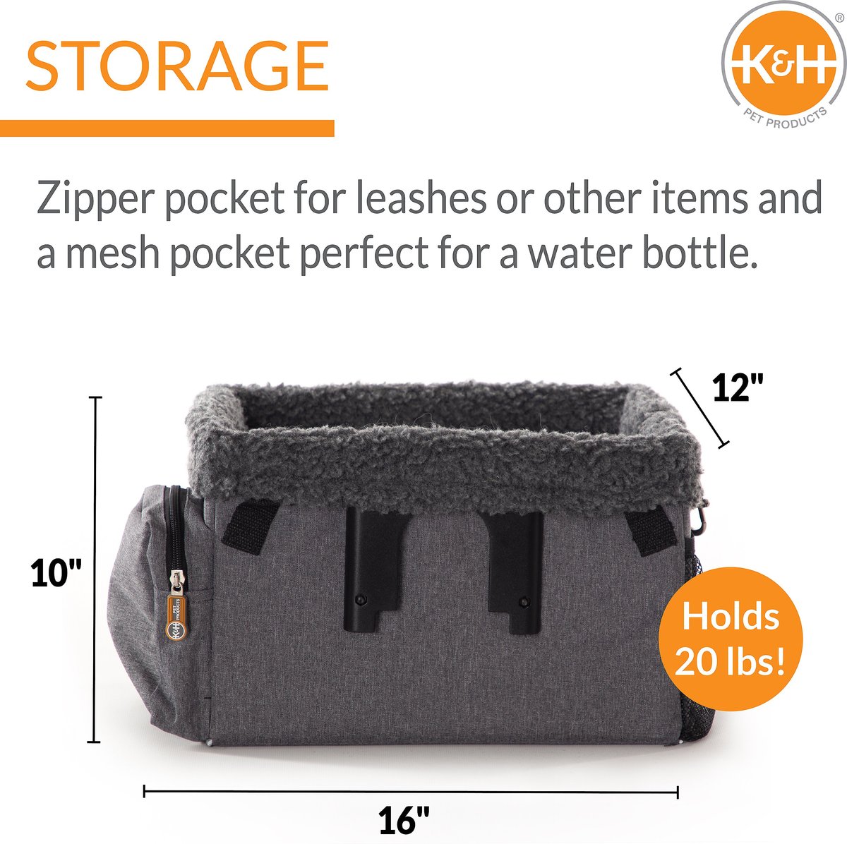 K&H Pet Products Travel Dog Bike Basket