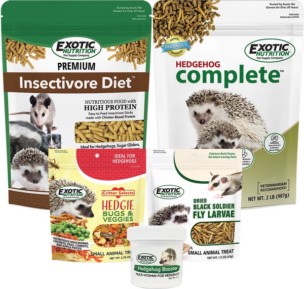 Exotic Nutrition Hedgehog Food Starter Kit slide 1 of 5