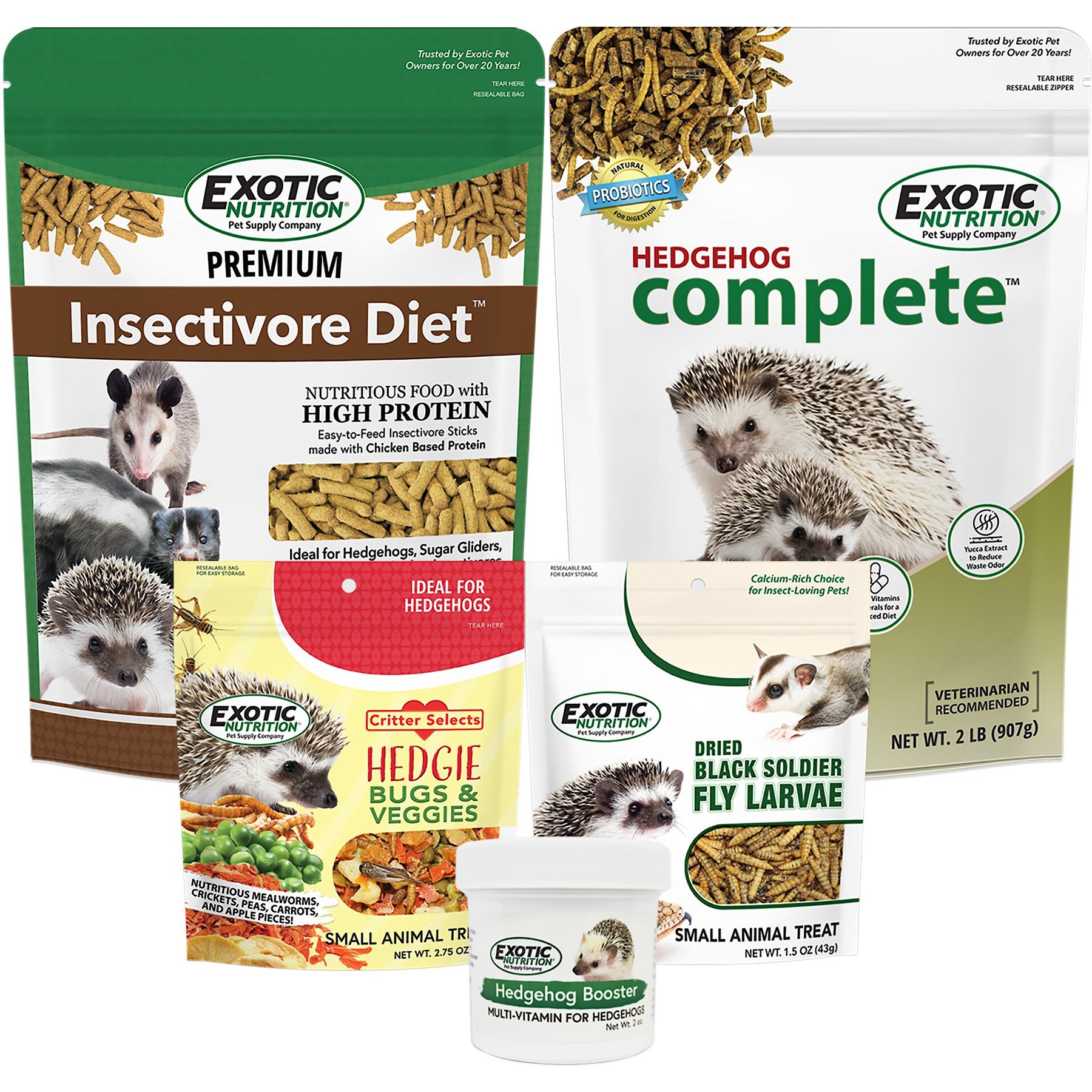 Exotic Nutrition Hedgehog Accessory Starter Kit
