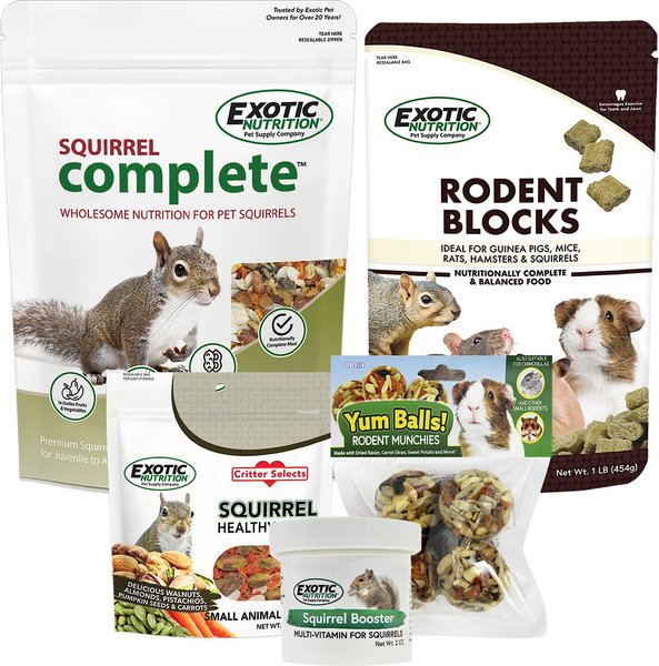 Exotic Nutrition Squirrel Food Starter Kit slide 1 of 7