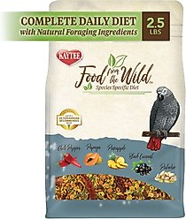Kaytee Food from the Wild Parrot Bird Food, 2.5-lb bag
