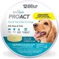 TevraPet ProAct 6 Month Flea & Tick Collar for Dogs, 2 Collars (12-mos. supply)