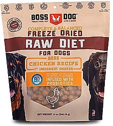 Boss Dog Chicken Flavor Freeze-Dried Dog Food, 12-oz pouch slide 1 of 7