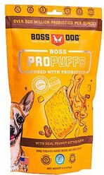 Boss Dog Propuffs Peanut Butter Dog Treats, 6-oz pouch