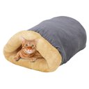 Jespet GooPaws Covered Cat & Dog Bed, Gray