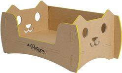 Petique Eco-Friendly Wood Alternative Cat Bed, Cat