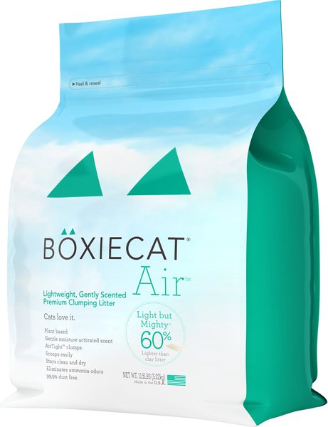 Boxiecat Lightweight Air Fresh & Clean Scented Clumping Cat Litter, 11.5-lb bag slide 1 of 6