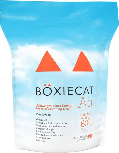 Boxiecat Air Lightweight Extra Strength Unscented Clumping Cat Litter, 6.5-lb bag slide 1 of 6