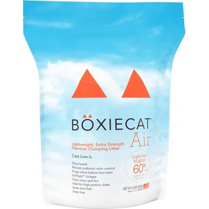 Boxiecat Air Lightweight Extra Strength Unscented Clumping Cat Litter, 6.5-lb bag
