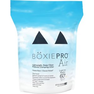 Boxiecat Air Lightweight Deep Clean Probiotic Unscented Clumping Cat Litter, 6.5-lb bag