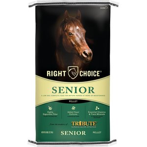Right Choice Senior Pellet Horse Feed, 50-lb bag