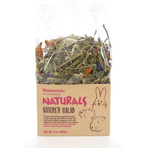 Naturals by Rosewood Nature's Salad Small Pet Treats, 7-oz bag, case of 4