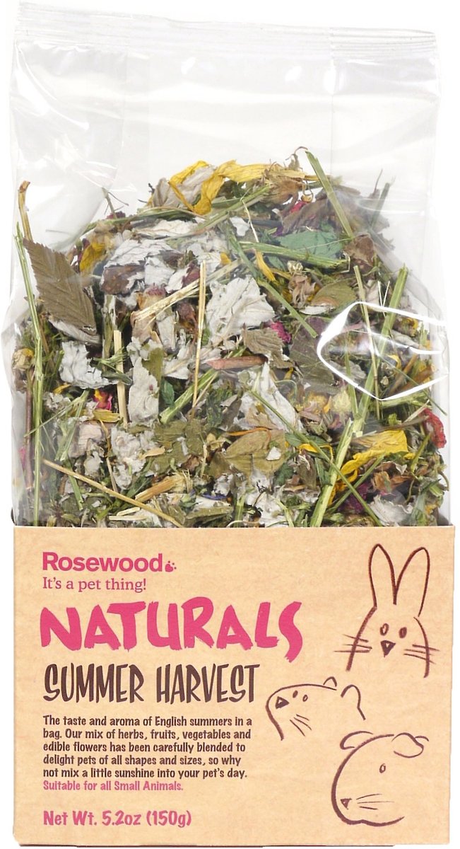 NATURALS BY ROSEWOOD Summer Harvest Small Pet Treats, 5.2-oz bag 