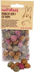 Naturals by Rosewood Herb 'n' Veg Drops Small Pet Treats, 4.9-oz bag, case of 4
