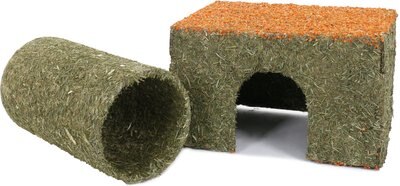 Naturals by Rosewood Carrot Cottage & Hay 'n' Hide Small Pet Hideouts, slide 1 of 1