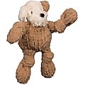 HuggleHounds Huggle Mutts LuLu the Mutt Tough Squeaky Plush Dog Toy, Small