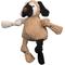 Show in main carousel: HuggleHounds Huggle Mutts Patches the Mutt Tough Squeaky Plush Dog Toy, Large slide 3 of 9