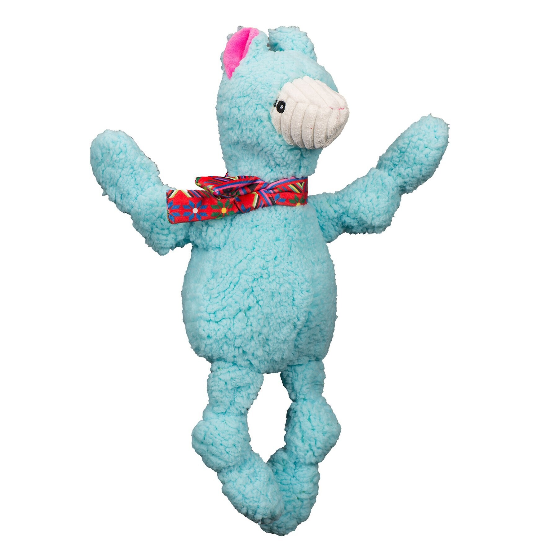 Hugglehounds Knottie Lilllie Llama Tough Squeaky Plush Dog Toy, Large