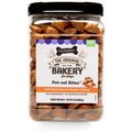 Three Dog Bakery Pet-zel Bites with Real Peanut Butter Filling Dog Treats, 24-oz jar