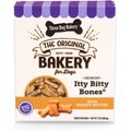Three Dog Bakery Itty Bitty Bones with Peanut Butter Dog Treats, 13-oz box