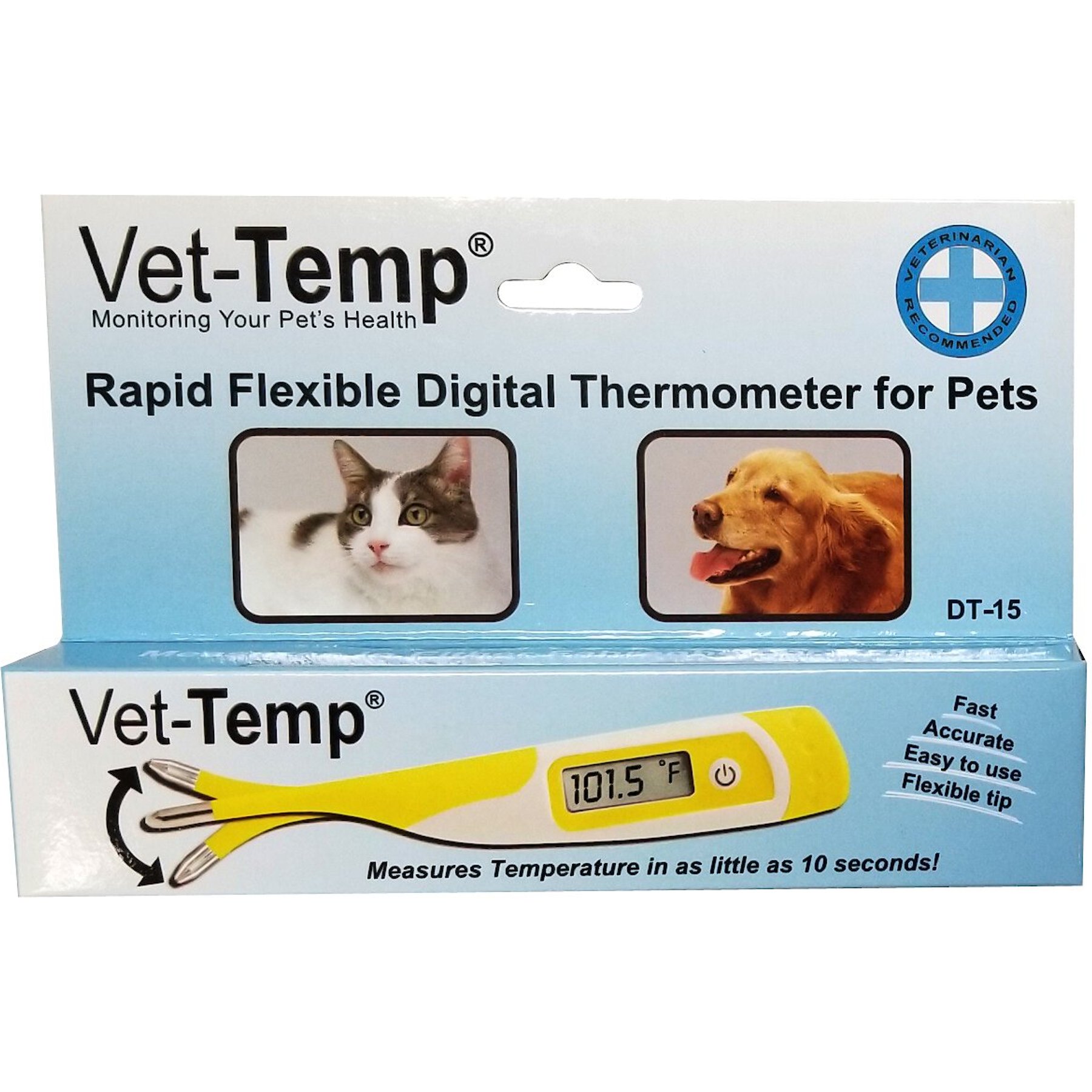 Dog Thermometer Ear,Designed for Dog,1 Second Reading,Fast and