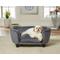 Show in main carousel: Enchanted Home Pet Coco Sofa Cat & Dog Bed with Removable Cover, Dark Grey slide 1 of 10