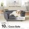 Show in main carousel: Enchanted Home Pet Coco Sofa Cat & Dog Bed with Removable Cover, Dark Grey slide 5 of 10