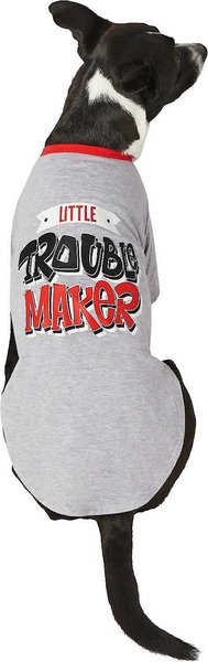Frisco Little Trouble Maker Dog & Cat T-Shirt, X-Small slide 1 of 7