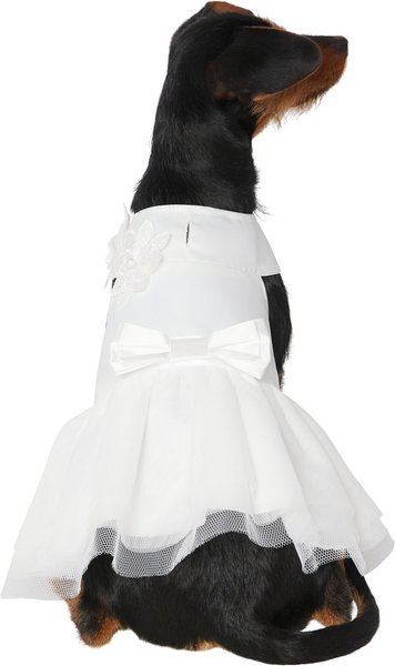 Frisco Formal Dog Wedding Dress, Large slide 1 of 7