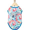 Frisco Pawsitive Vibes Tiedye Print Dog & Cat T-Shirt, Small