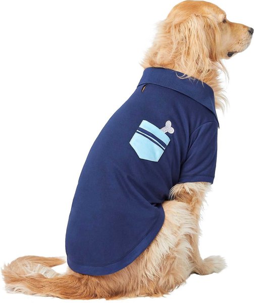 Frisco Dog & Cat Polo Shirt with Accent Pocket, Large slide 1 of 9