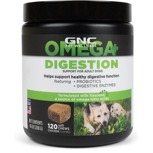 GNC Pets Digestion Dog Supplement, 120 count