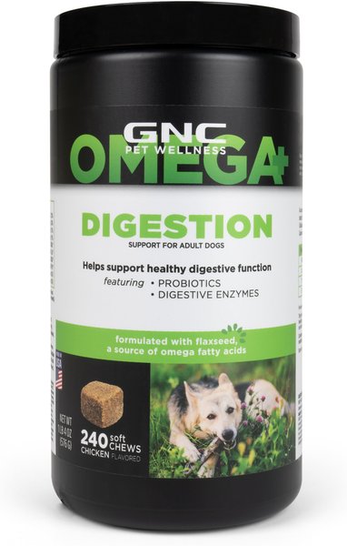 GNC Pets Digestion Dog Supplement, 240 count slide 1 of 3