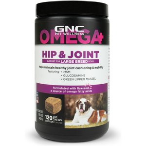 GNC Pets Hip & Joint Large Breed Dog Supplement, 120 count