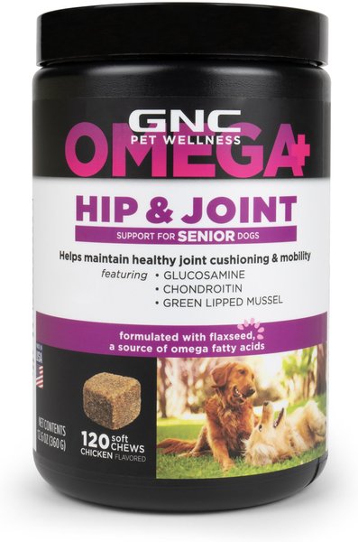 GNC Pets Hip & Joint Senior Dog Supplement, 120 count slide 1 of 3
