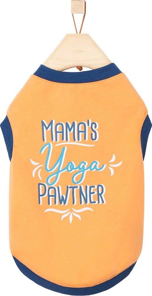 Frisco Mama's Yoga Pawtner Dog & Cat T-Shirt, Large slide 1 of 6