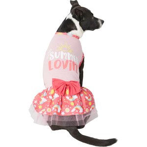 Frisco Summer Lovin' Dog & Cat Dress, Medium