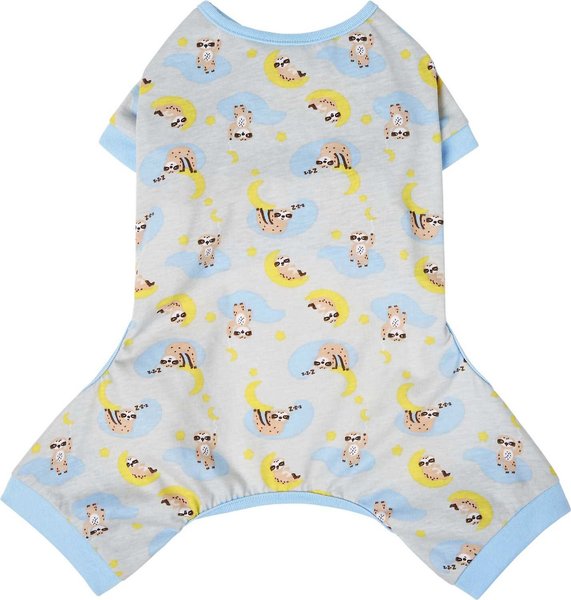Frisco Sleepy Sloths Dog & Cat Jersey PJs, X-Small slide 1 of 6