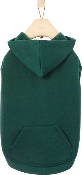 Frisco Dog & Cat Basic Hoodie, Forest Green, X-Small slide 1 of 10